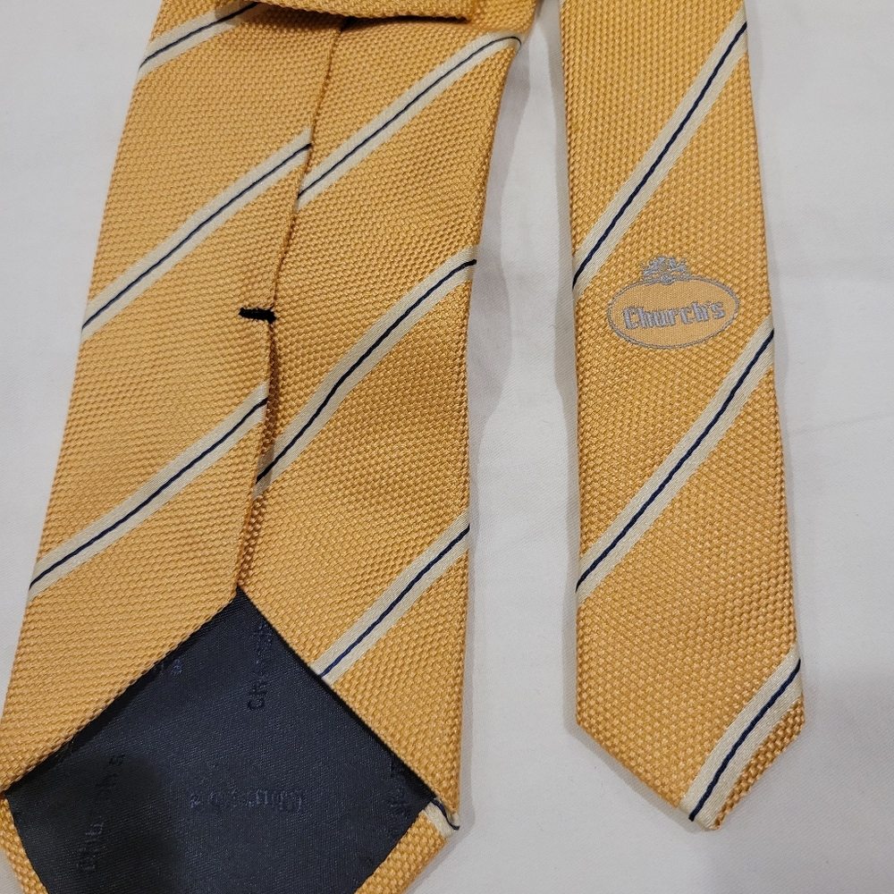 AL bazaar Italy men's Tie hand-stitched church's